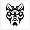 tribal mask image tattoos